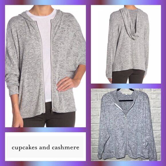 NWT MSRP $115 cupcakes & cashmere Hannigan Dolman Hoodie Women's Size XS - Picture 1 of 9